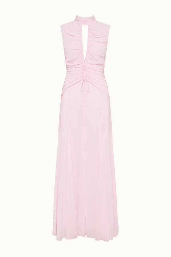 AMINA CUT OUT RUCHED MAXI DRESS - FAIRYFLOSS_G