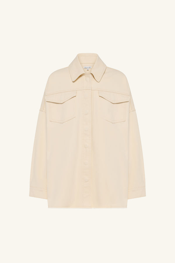 SIERRA OVERSIZED SHIRT - CREAM_G
