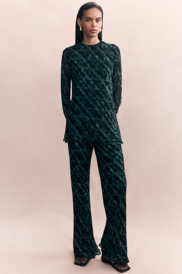 REMI BIAS CUT FLARED PANT_C