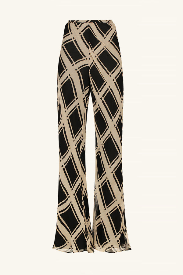 RICO BIAS CUT FLARED PANT_G