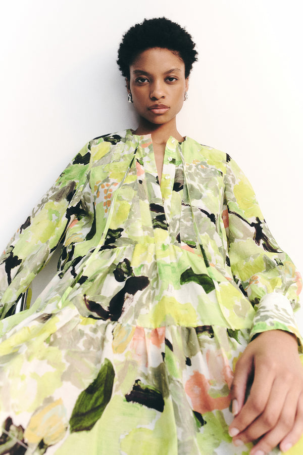 ROSCOE TIERED MINI DRESS_C