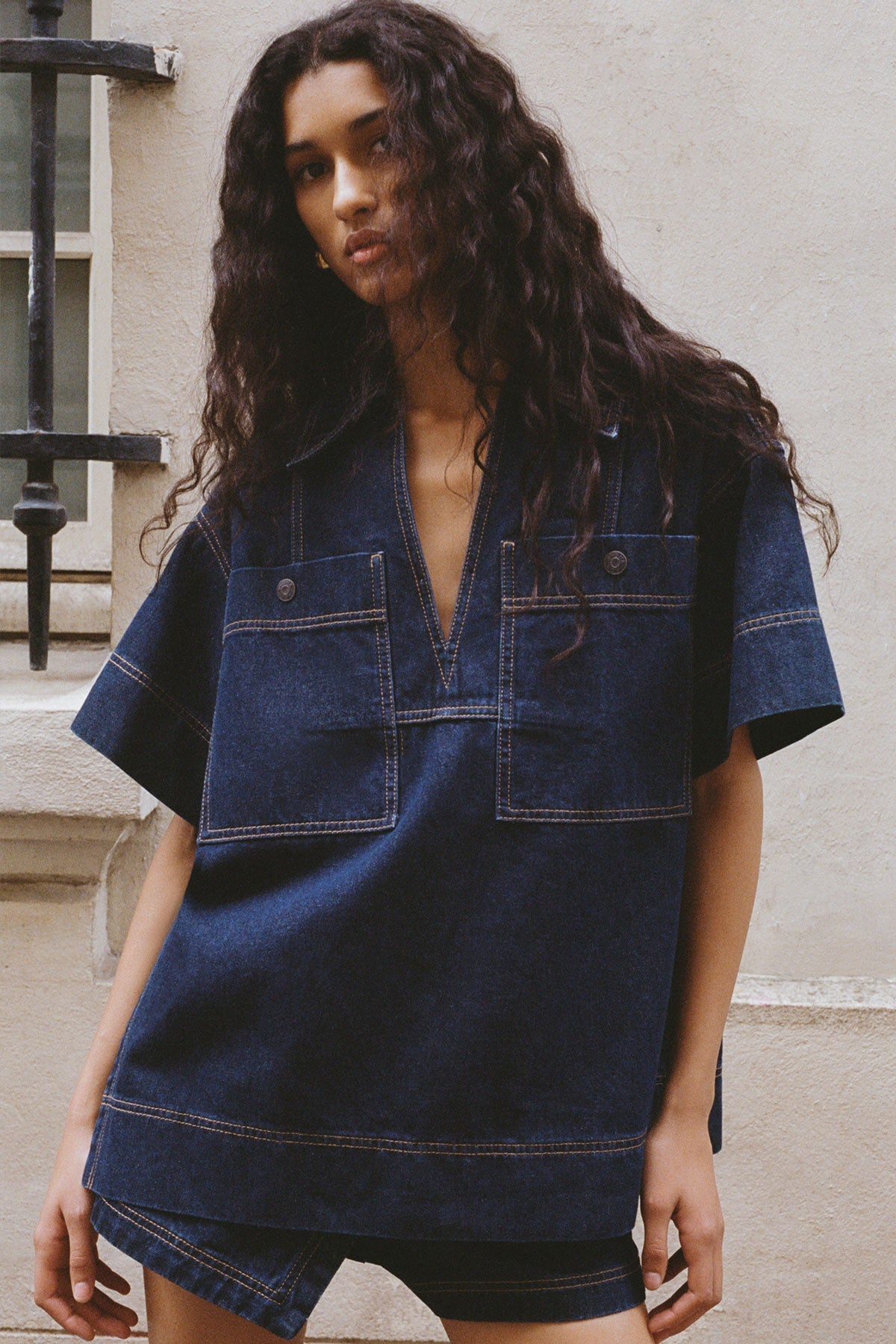 Rita Pullover Top | Deep Indigo | Tops | Shona Joy