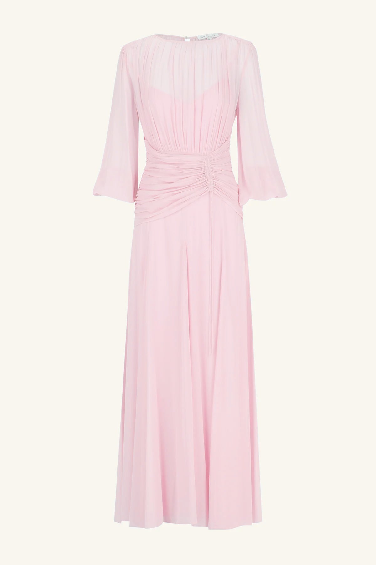 Amina High Neck Balloon Sleeve Maxi Dress | Fairyfloss | Dresses