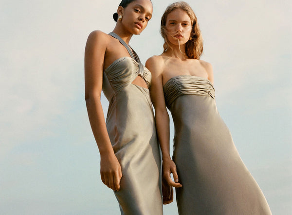La Lune Strapless Ruched Bodice Maxi Dress | Sage | Dresses | Shona Joy La Lune Strapless Ruched Bodice Maxi Dress | Sage | Dresses | Shona Joy