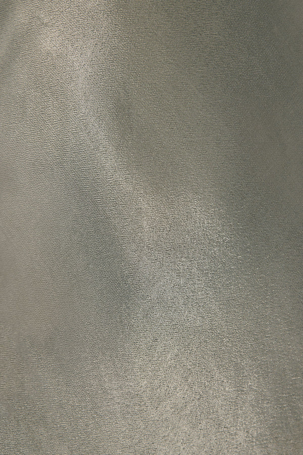 LA LUNE RUCHED HALTER MAXI DRESS - SAGE_SW