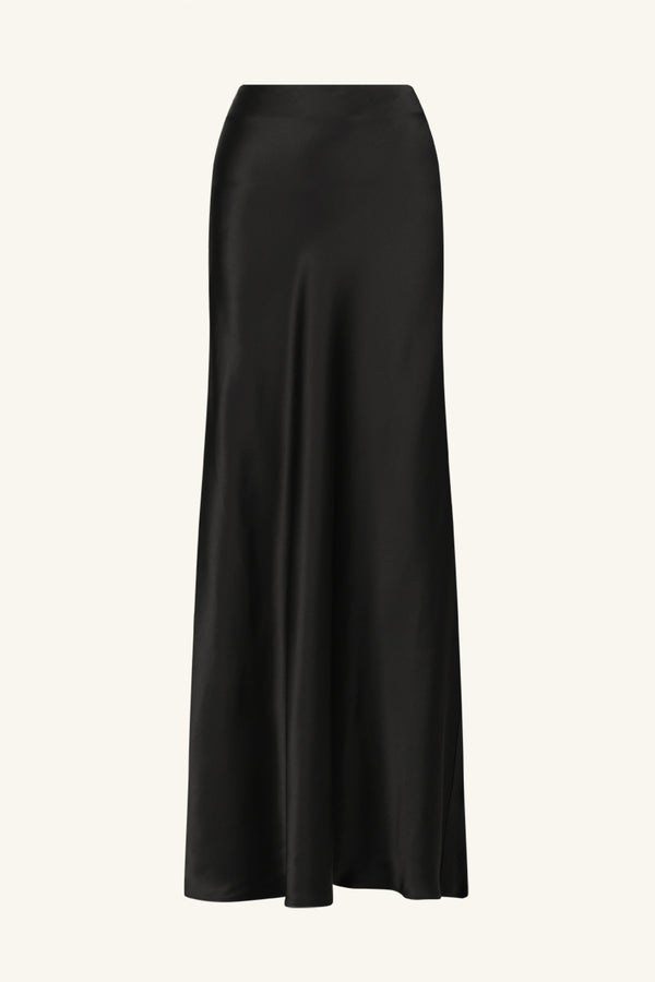 SAVANNA MAXI SKIRT - BLACK_G