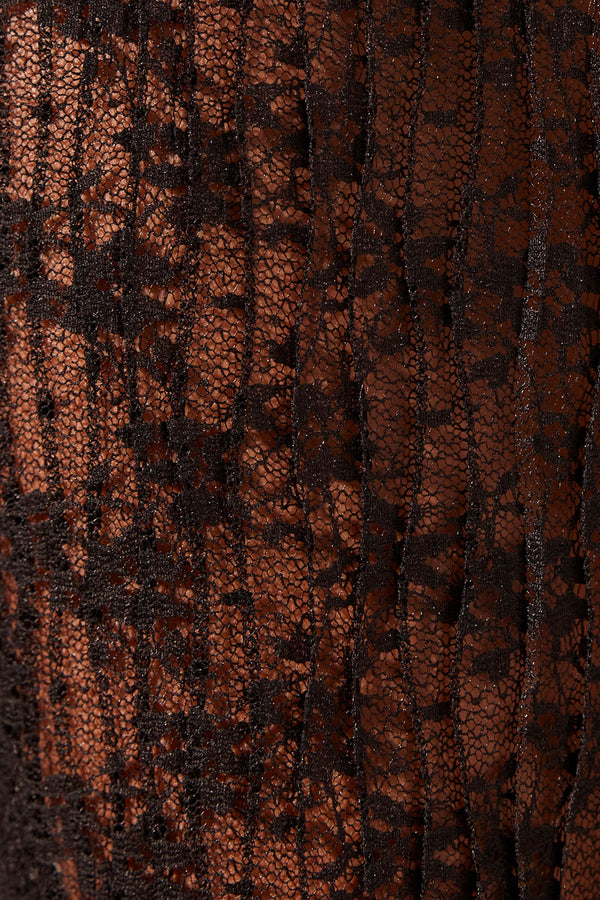 SOL LACE CUT OUT MAXI DRESS - BLACK_SW