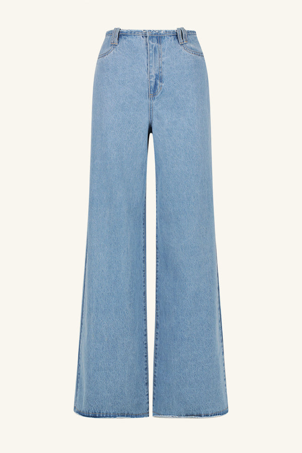 STELLA WIDE LEG JEAN - MID BLUE_G