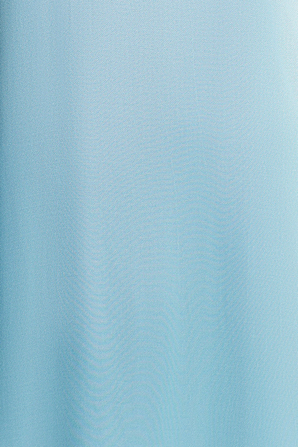 LA LUNE STRAPLESS COLUMN MAXI DRESS - ICEBERG BLUE_SW