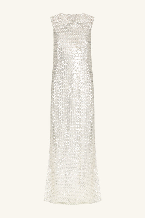 ASTERI HIGH NECK SLEEVELESS MAXI DRESS_G