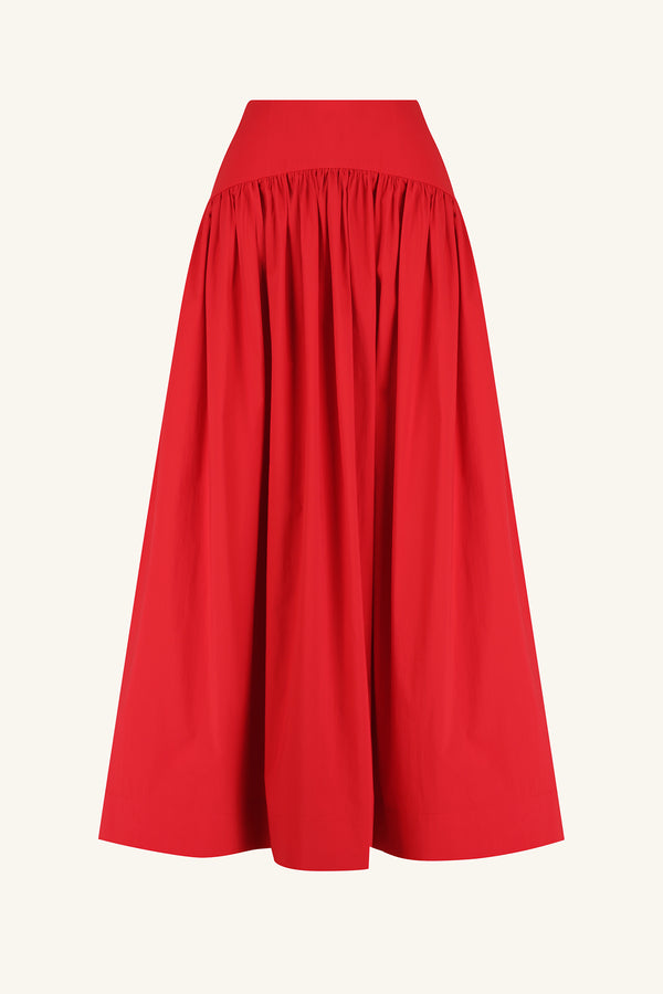 CAMPBELL GATHERED MAXI SKIRT - GOJI_G