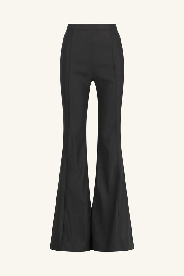 KASBAH SIDE SPLIT PANT - BLACK_G