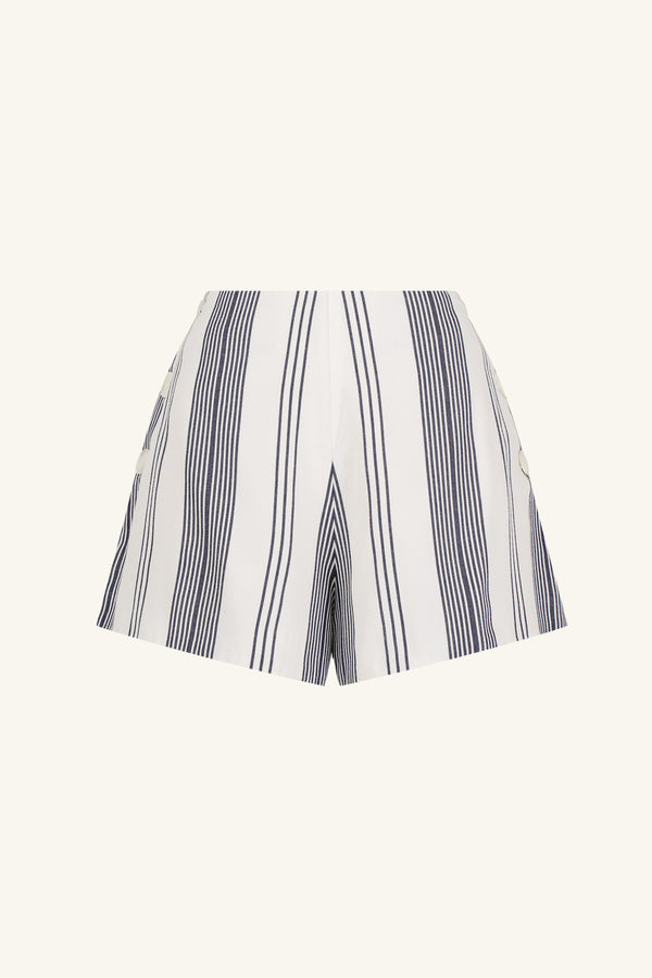 HARLOW SHORT - IVORY/ NAVY_G