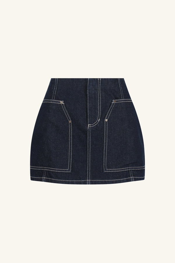 JAQUES PATCH POCKET MINI SKIRT_G