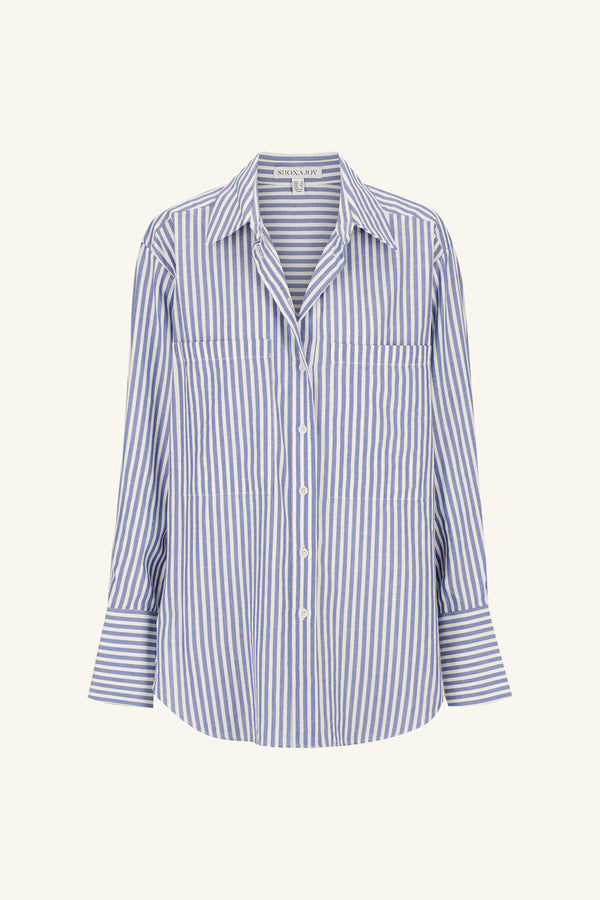 YASMINE CURVED HEM SHIRT_G