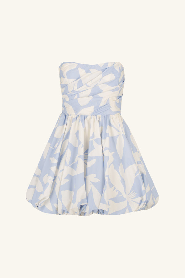 MAMOUNIA DRAPED BUBBLE MINI DRESS_G