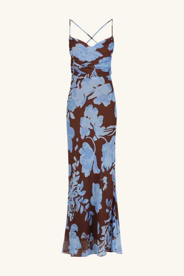 OLSON LACE BACK BIAS MAXI DRESS_G
