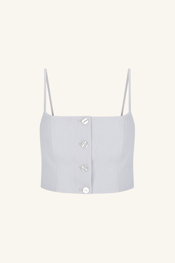 SIMMONS CROPPED CAMI - GLACIAL BLUE_G