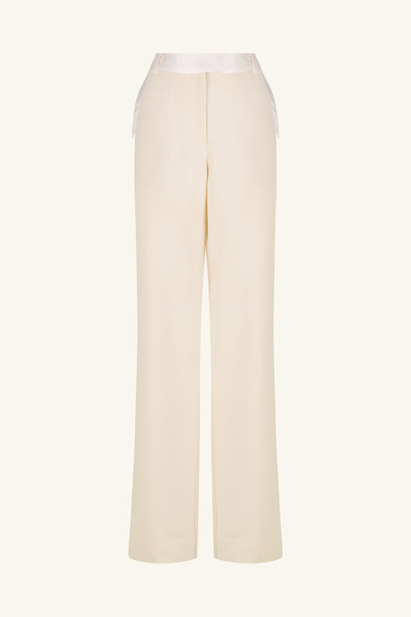 ADRI TUXEDO SIDE PANEL PANT - RICE_G