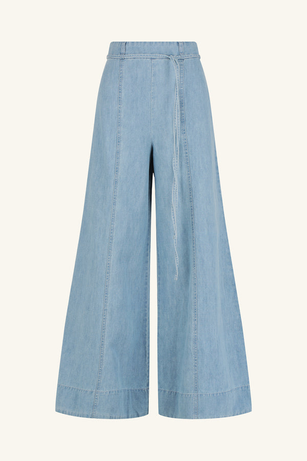 ELLSWORTH PALAZZO PANTS - BLEACHED BLUE_G