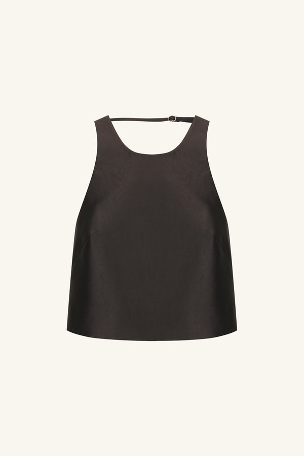 OTIS CROPPED TANK - BLACK_G