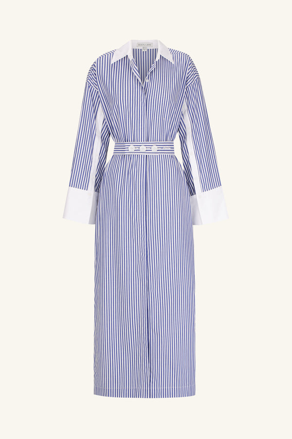 Lexington Shirt Maxi Dress Nautical Stripe Dresses Shona Joy