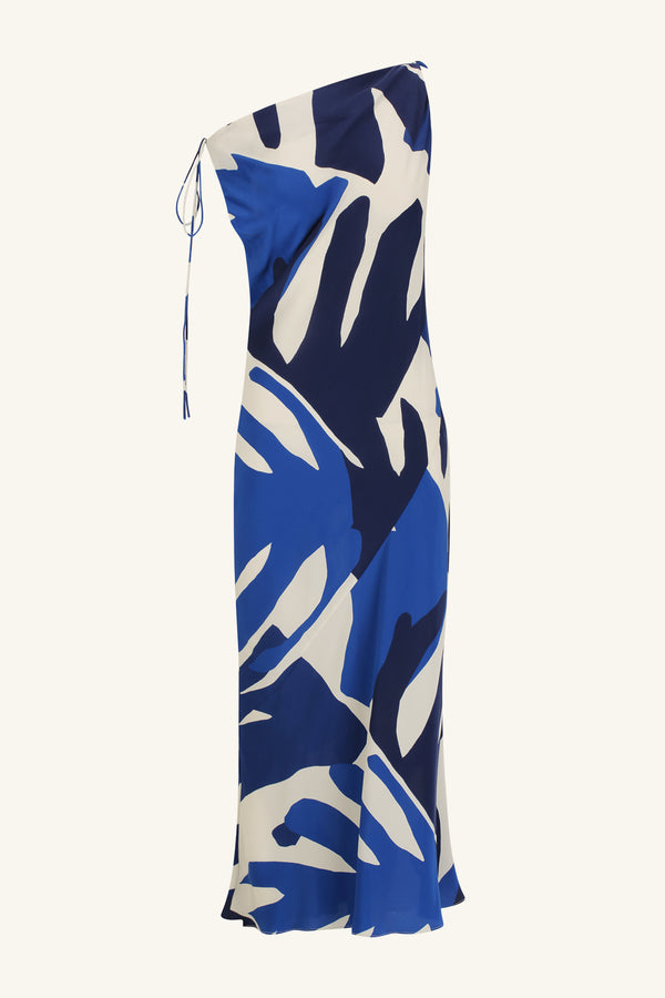 EDWARD SILK TIE MIDI DRESS_G