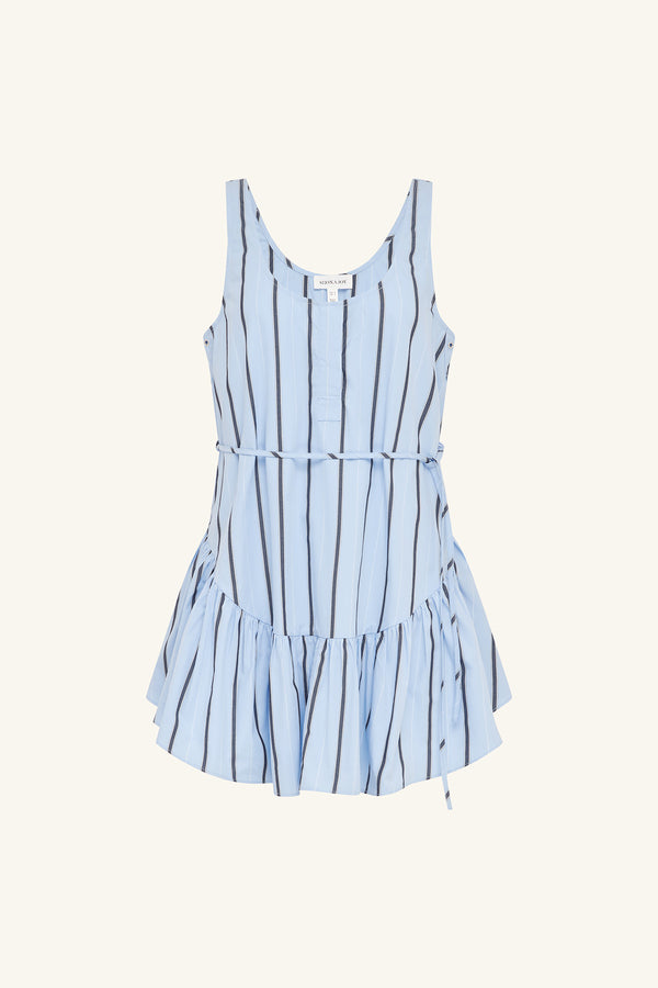SAXON SCOOP NECK MINI DRESS_G