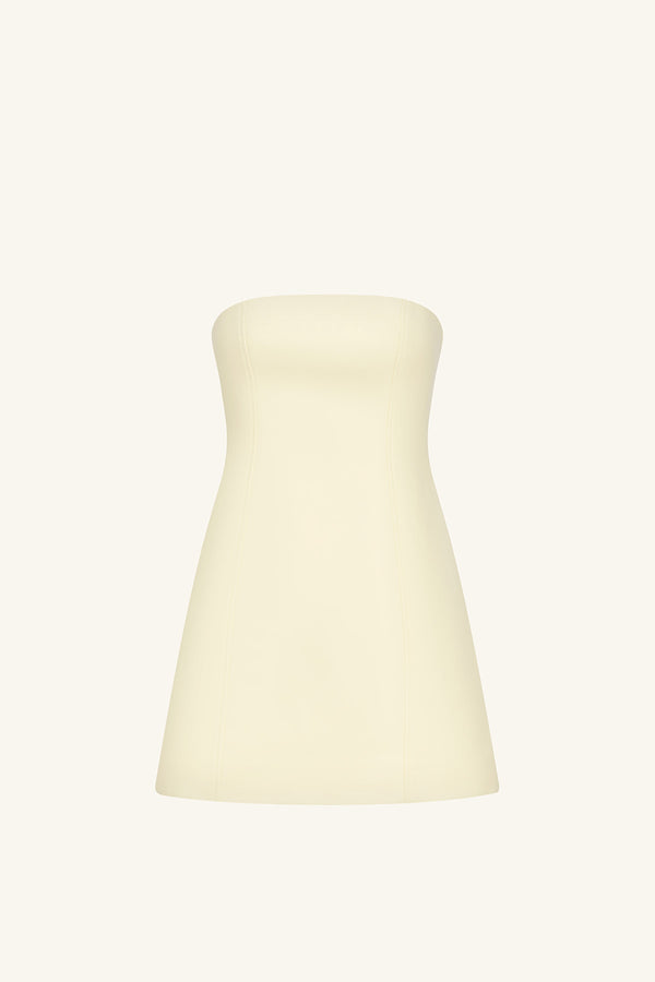 OTIS PANELLED STRAPLESS MINI DRESS - YUZU_G