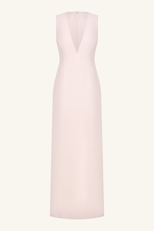 OTIS PLUNGED FITTED MAXI DRESS - FAIRYFLOSS_G