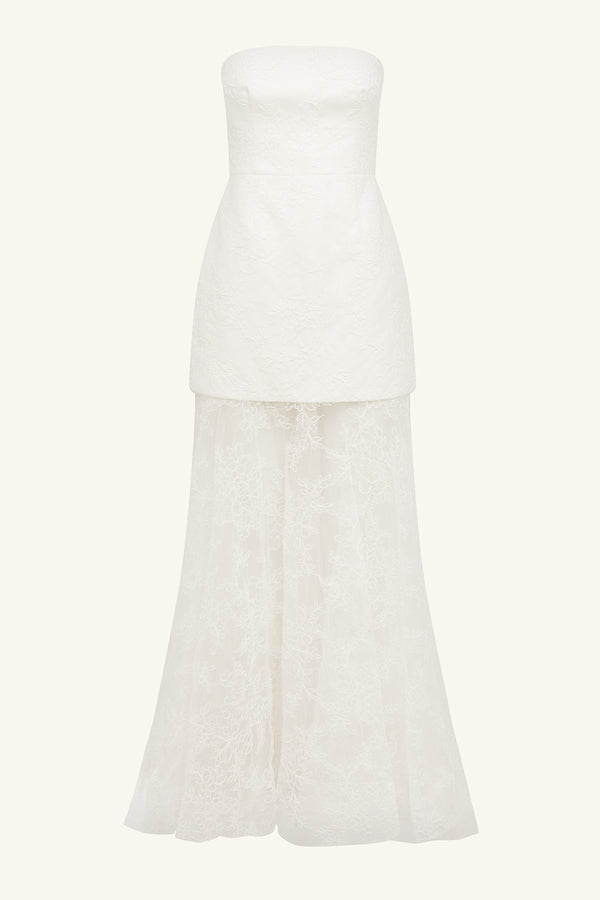 ELYSIAN STRAPLESS LACE GOWN_G