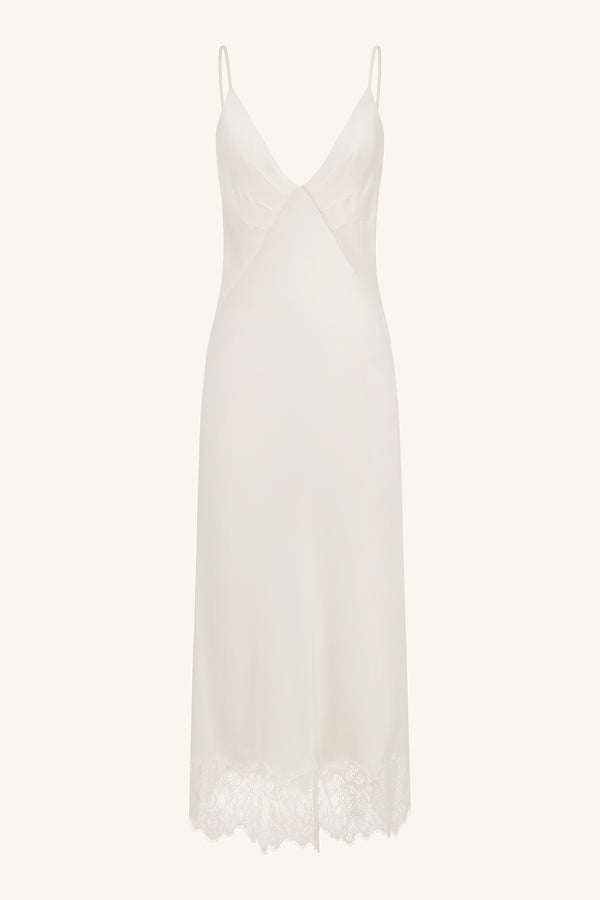 LUSTRE LACE SLIP MIDI DRESS - IVORY_G
