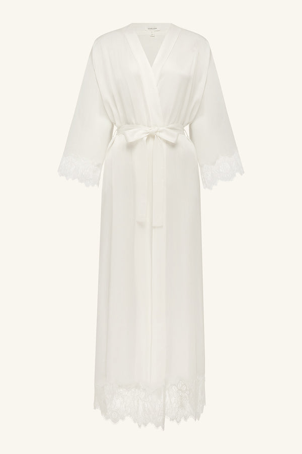 LUSTRE LACE MAXI ROBE - IVORY_G