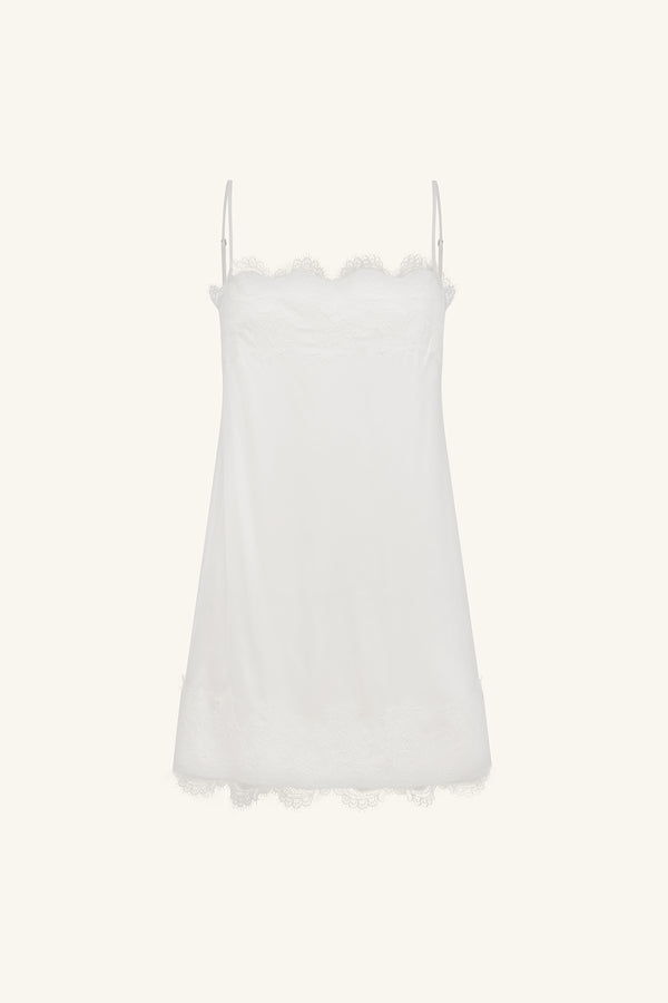 SIMONA LACE MINI DRESS - IVORY_G