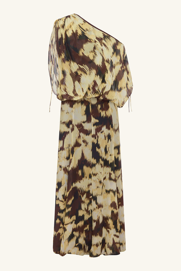 BENNY OFF SHOULDER BLOUSON MAXI DRESS_G