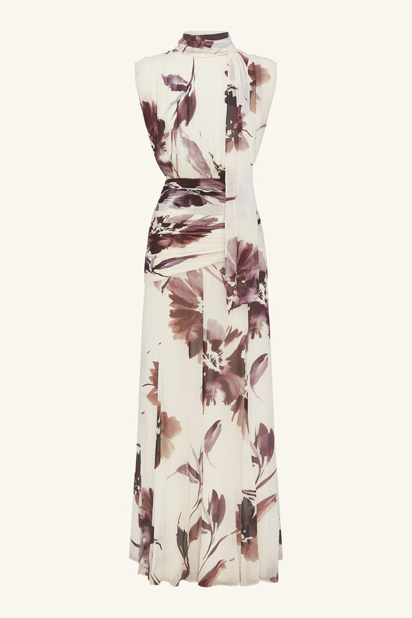 MARPESSA SCARF NECK MAXI DRESS_G