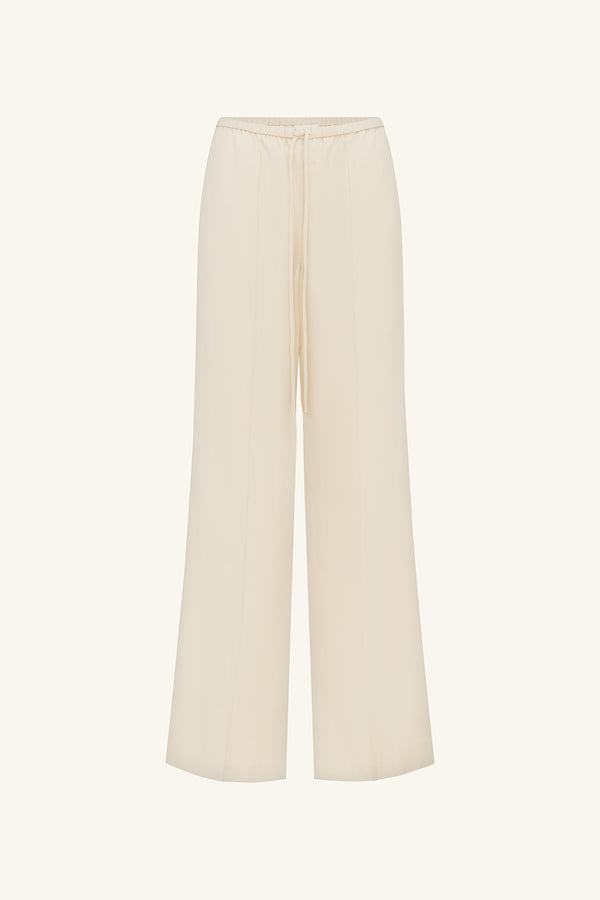 ASHER SUITING DRAWSTRING PANT - WHITE SWAN_G