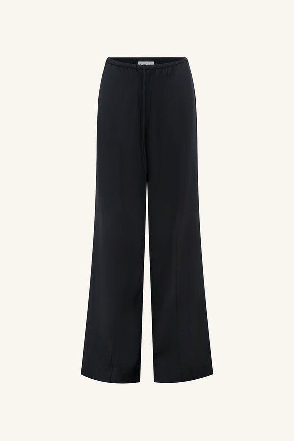 CASTRO SUITING DRAWSTRING PANT - BLACK_G