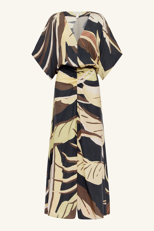 ECLIPSE SILK VISCOSE MAXI DRESS_G