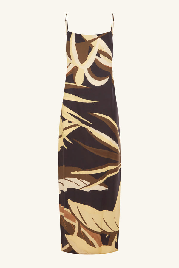 ECLIPSE SILK VISCOSE SLIP MAXI DRESS_G