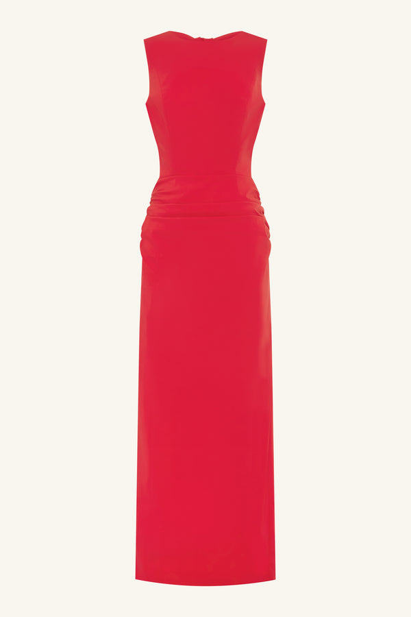 CAMPBELL BOW BACKLESS MAXI DRESS - GOJI_G