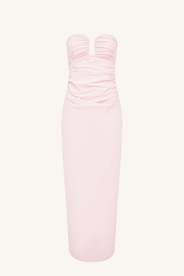 CAMPBELL STRAPLESS U WIRE MAXI DRESS - BALLERINA_G