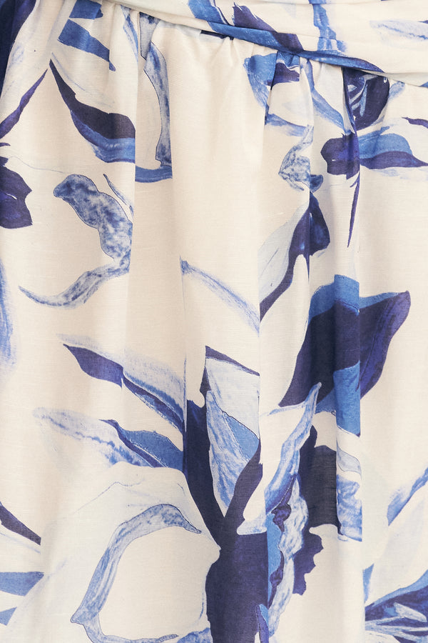 WILLA ASYMMETRICAL GATHERED MAXI DRESS_SW