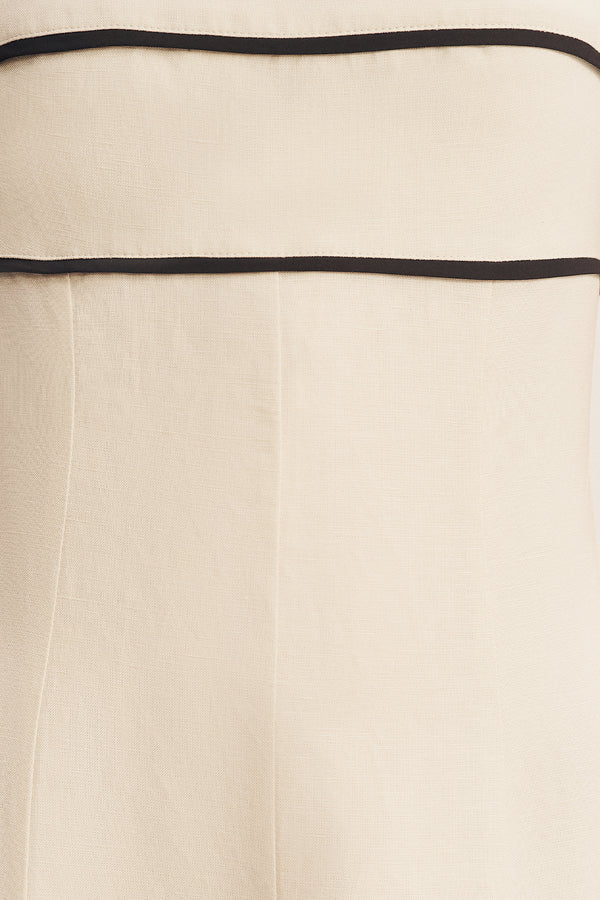 BILLIE CONTRAST PANELLED MIDI DRESS_SW