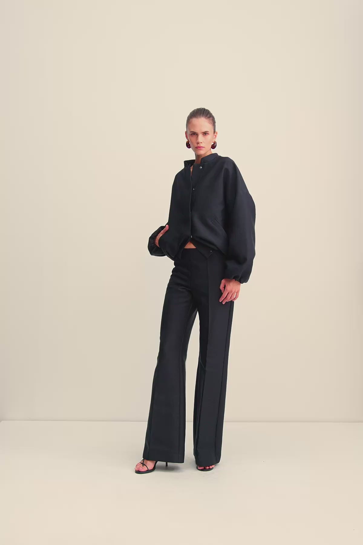 Otis Bomber Jacket | Black | Outerwear | Shona Joy