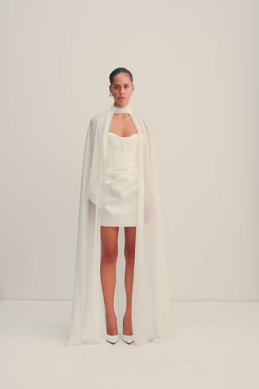 Lucent Cape | Ivory | Dresses