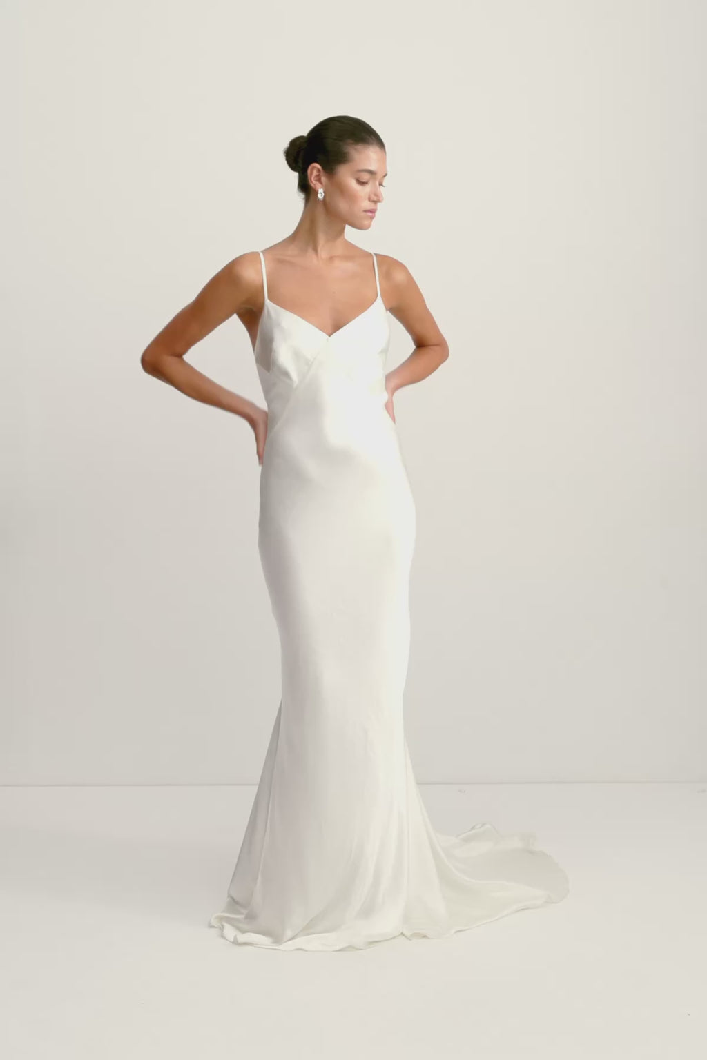 La Lune Low Back Maxi Dress | White | Dresses