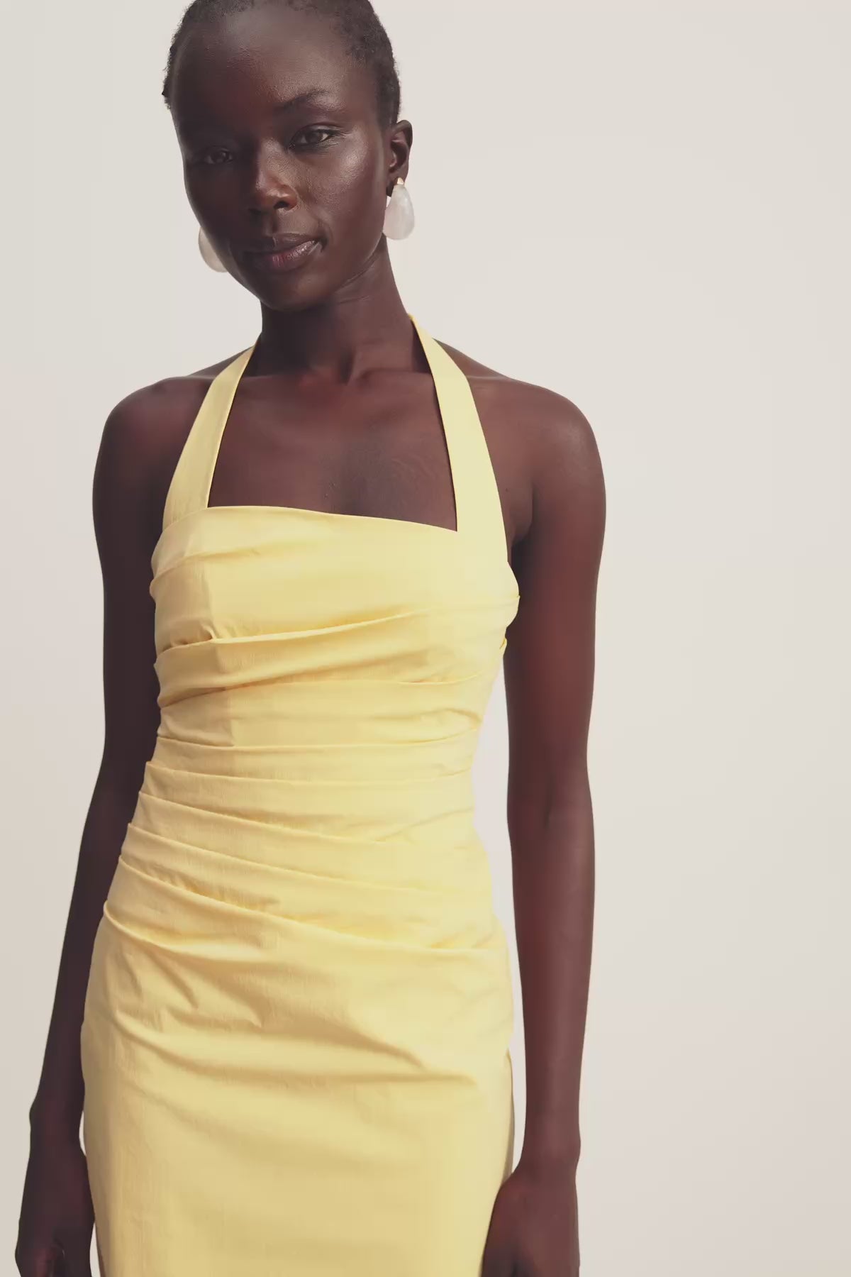 Campbell Draped Halter Maxi Dress | Soleil | Dresses | Shona Joy
