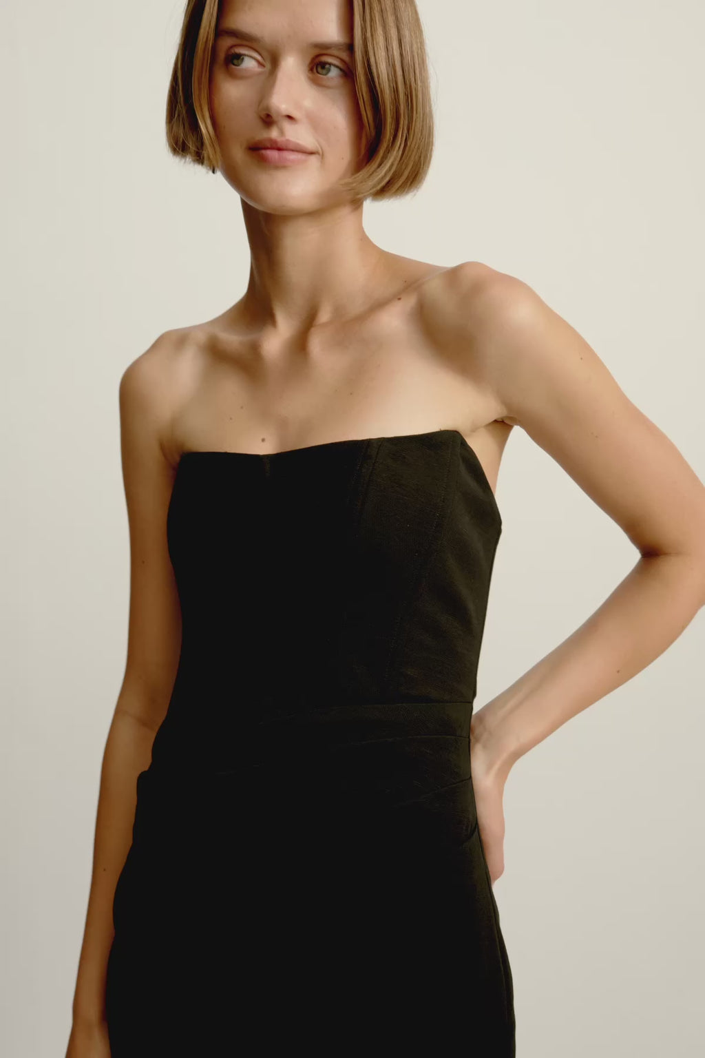 black strapless formal dress australia Rent HOUSE OF CB Sabine Strapless Corset Dress (Black)