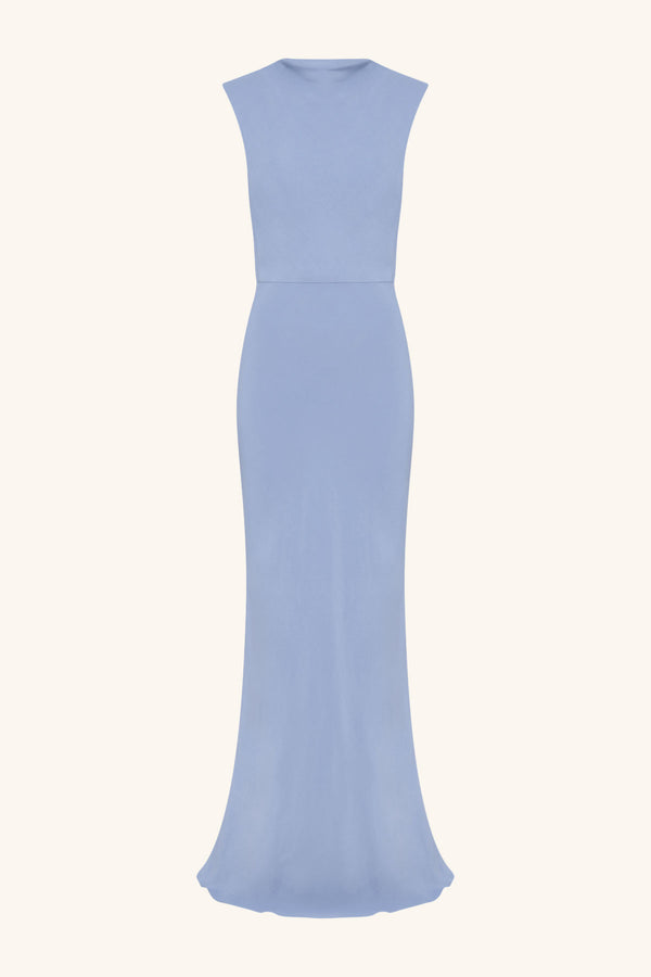 RIO SLEEVELESS MAXI DRESS - CORNFLOWER BLUE_G